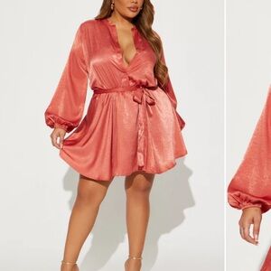 Fashion Nova Rust Dress